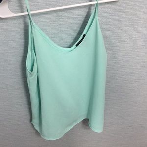 Teal tank top